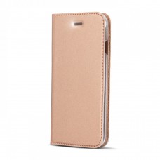 OEM Θήκη Βιβλίο Smart Premium Για Huawei Ascend P8 Lite Ροζ - Χρυσό